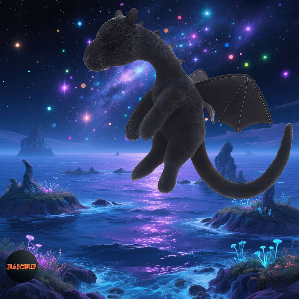 Plush Toyss Items black dragon