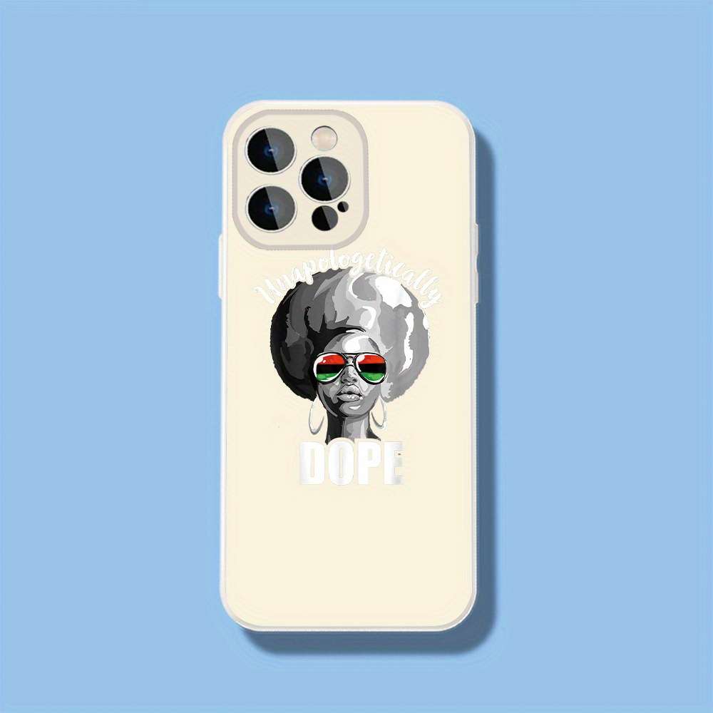 1Pc Black For iPhone 13 Style Africa Phone Case