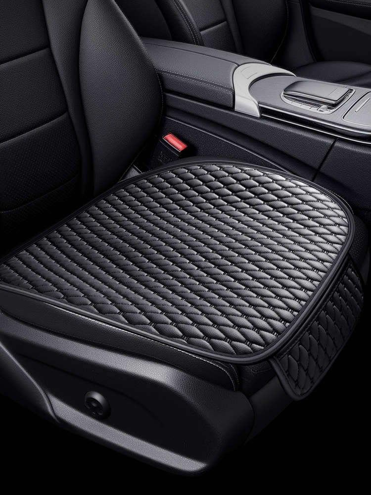 Car Seat Cushion 1 Piece Black And White