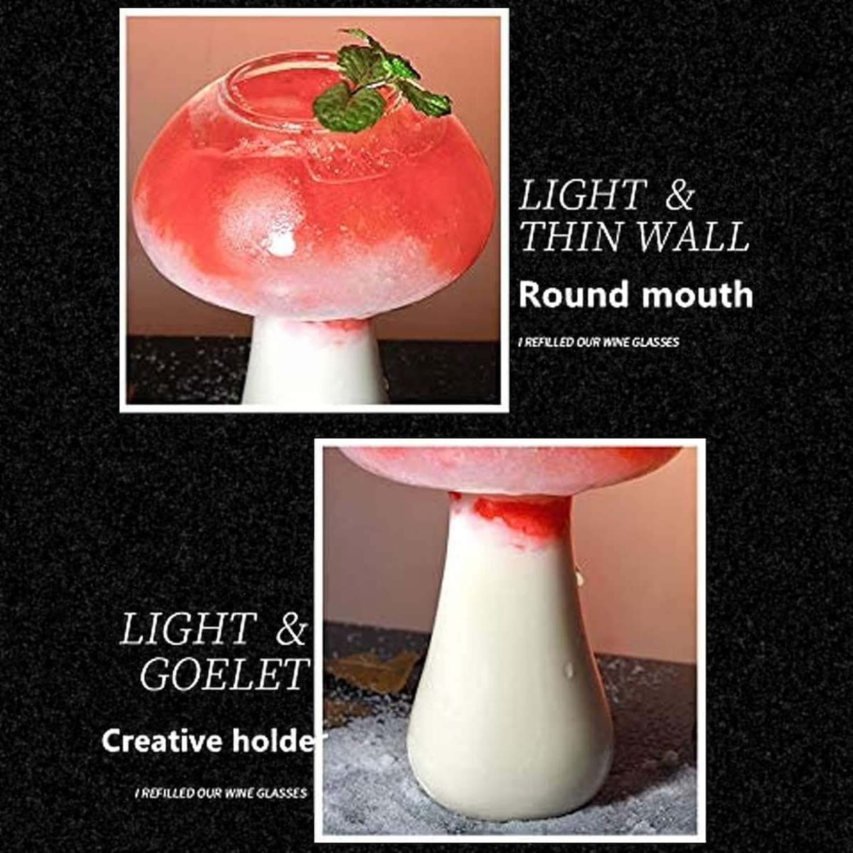 Water Cup Items Mushroom Cup