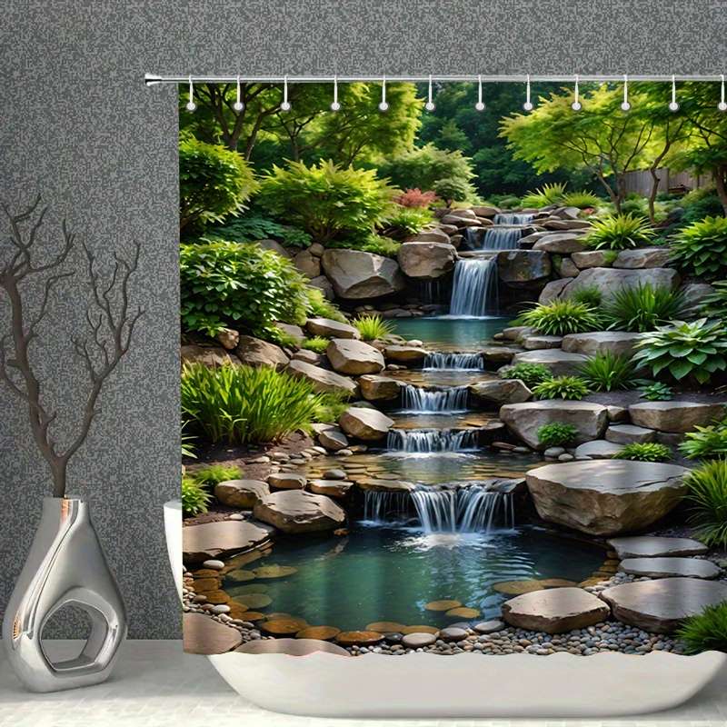 Waterproof Shower Curtain Color Polychrome Size 120X200119.99Cm*200.0Cm