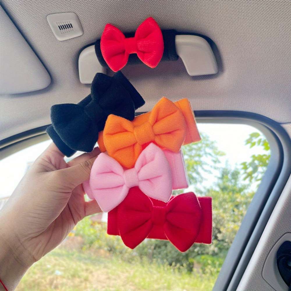 Car Interior Decor Color 2Pcs Black