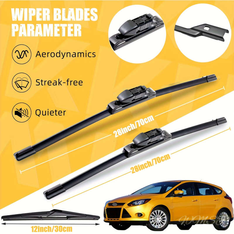 Windshield Wipers Model Ford Focus 3 Hatchback