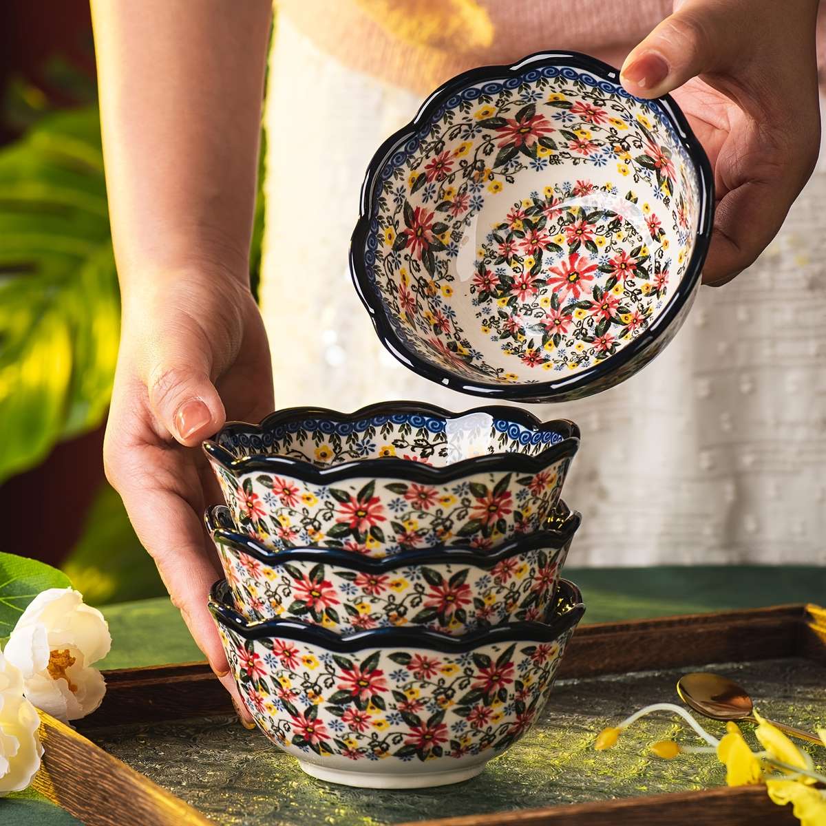 Bowl Model Daisy Quantity6Pcs