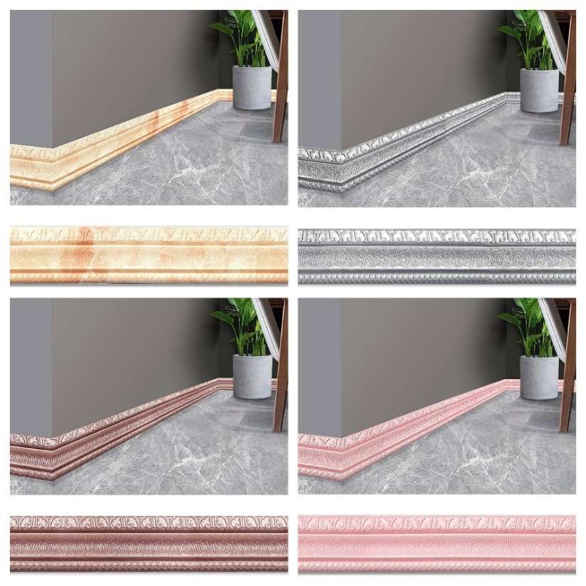 Skirting Board Pink Quantity 5Pcs