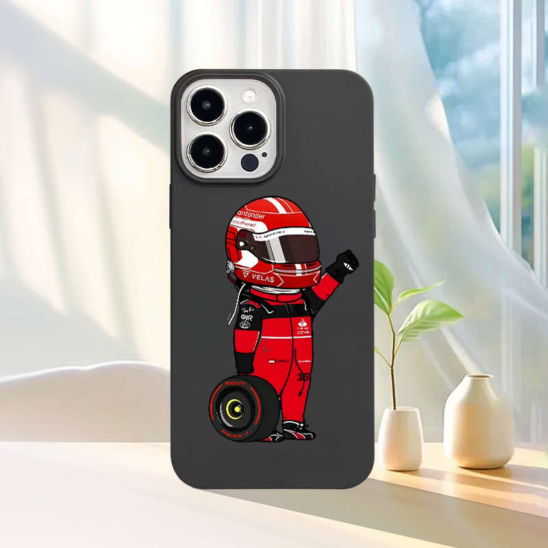 1Pc Black For iPhone 12 Pro Max Sports Car Men Phone Case