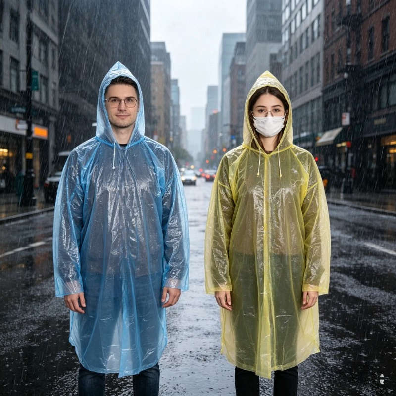 Raincoat Random Color Quantity 6Pcs