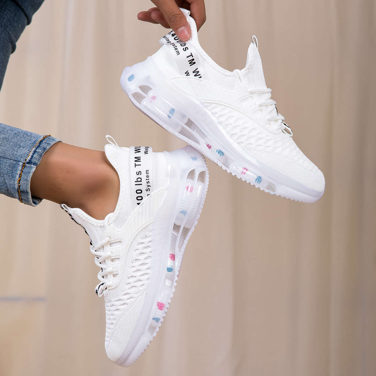Women S Sneakers Color White Sizeuk 3
