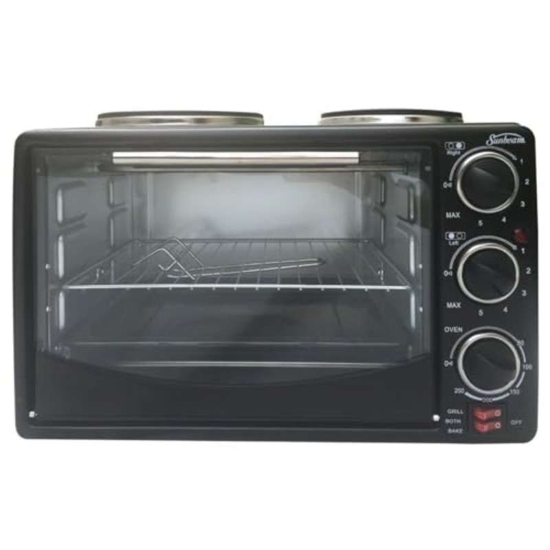 Compact Oven 20 Litre Capacity Black