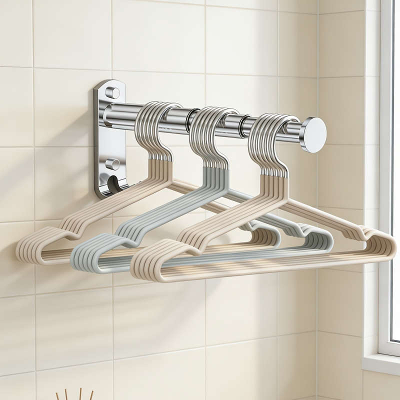Clothes Rack Silvery Quantity 2Pcs