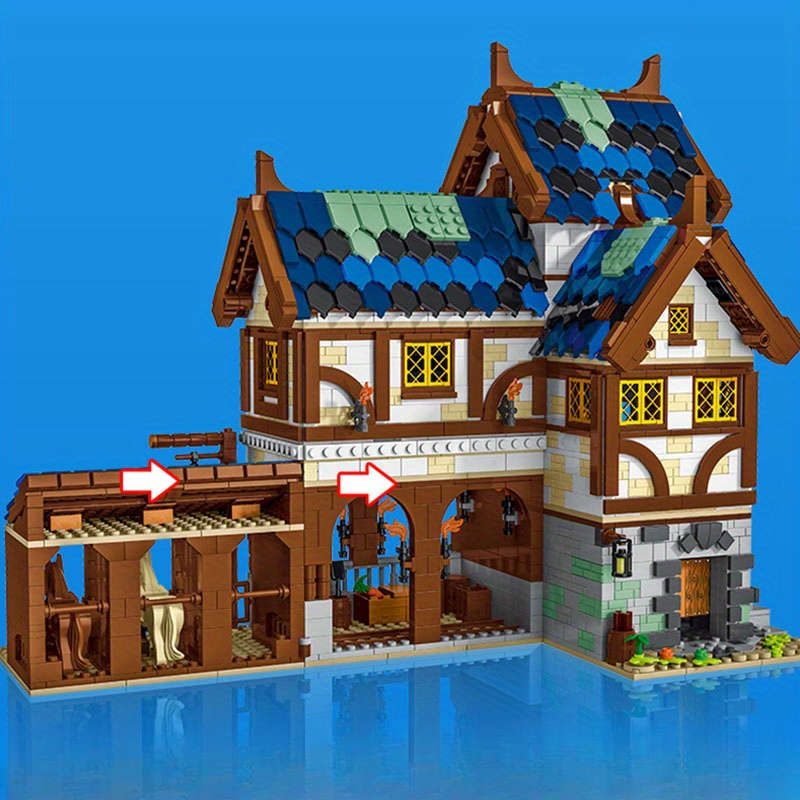 3D Building Model Puzzle Set Color Mk 50105