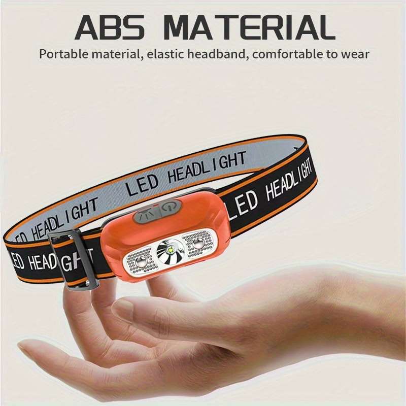 Portable Lamp Items Orange Headlight Quantity 1Pc