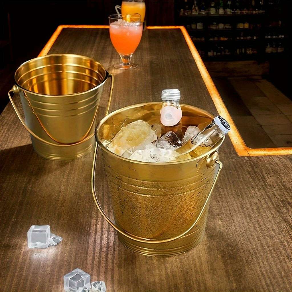 Ice Bucket Color Silvery Model1.5L  Small Bucket