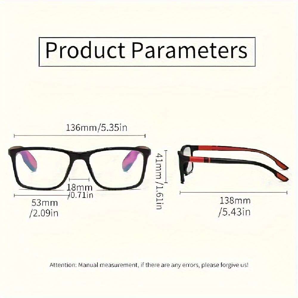 Glasses Color Red Model3