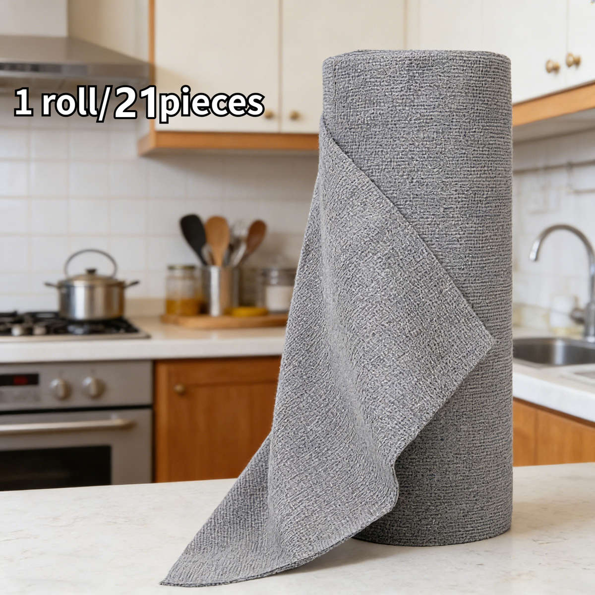 Rag Color Thickened Style Gray 2 S