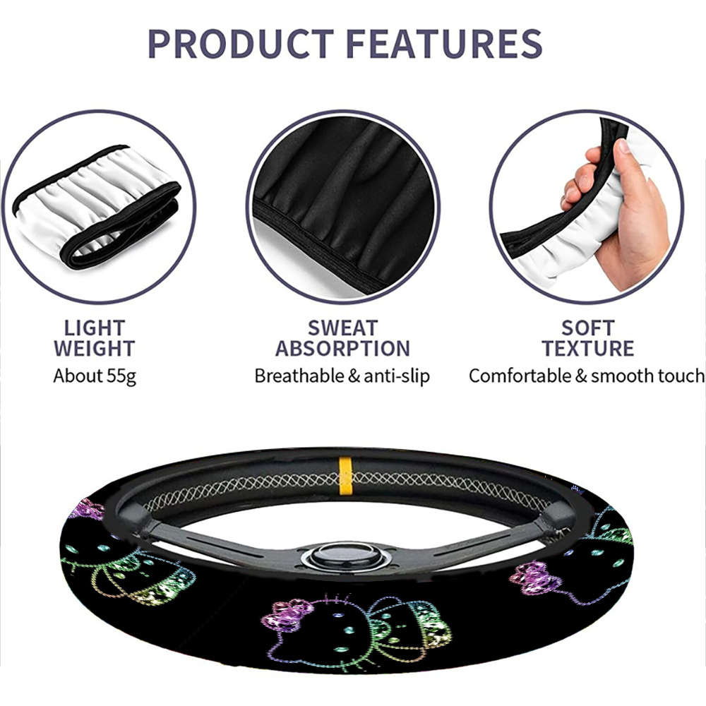 Car Steering Wheel Cover One Size