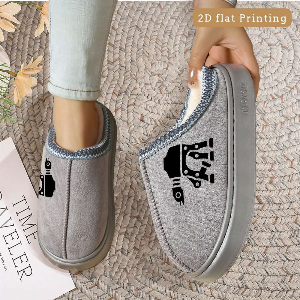Cotton Slippers Color Grey Sizeuk 7