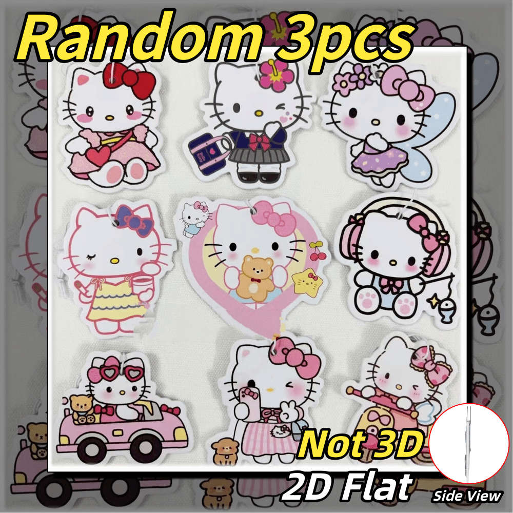 Car Interior Decor Color Random 3 Pcs   Hk Cat