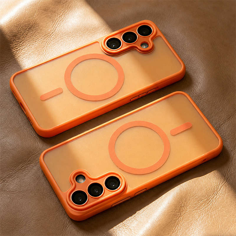 Phone Case Orange Compatible Model Galaxy A57 5G