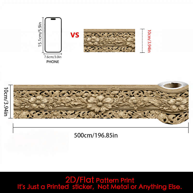 Skirting Board 196.85*3.94In500*10Cm