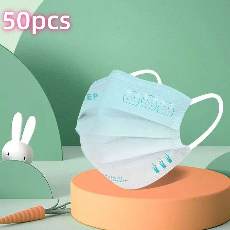 Face Masks Color Blue Bear