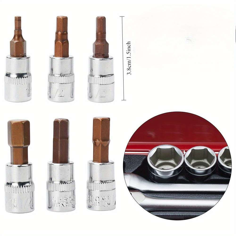 Screwdriver Bit Tool Set Quantity 6Pcs