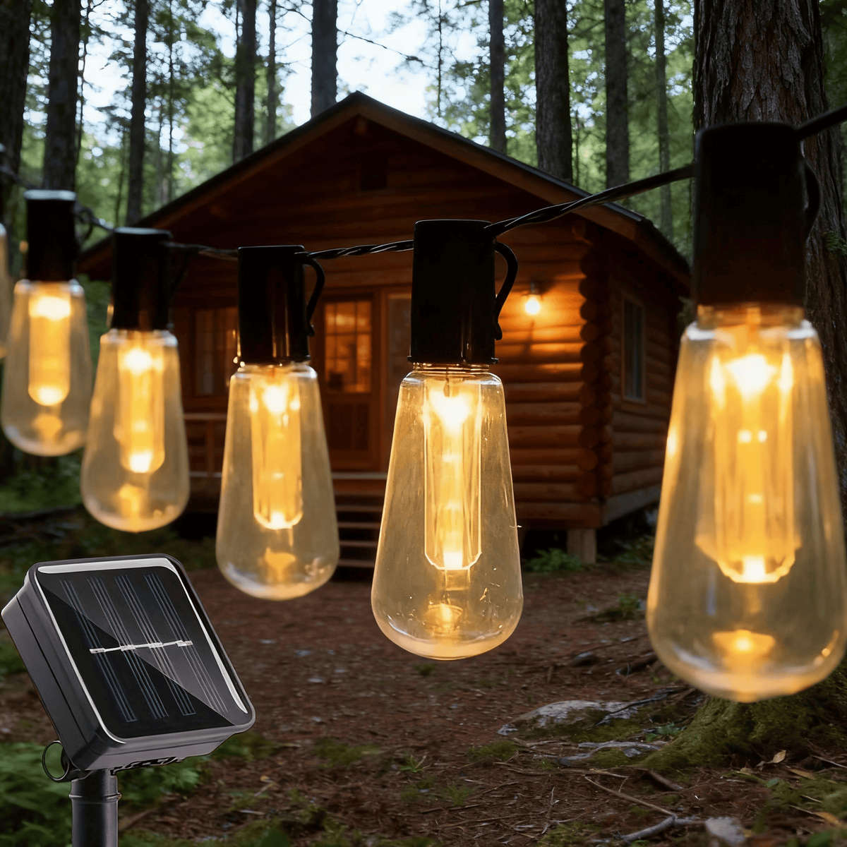 String Lights Color Warm White Size7.7M 20Leds