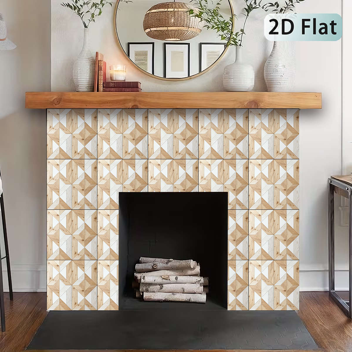Self Adhesive Floor Stickers 30.0Cm X 30.0Cm X 12 Pieces