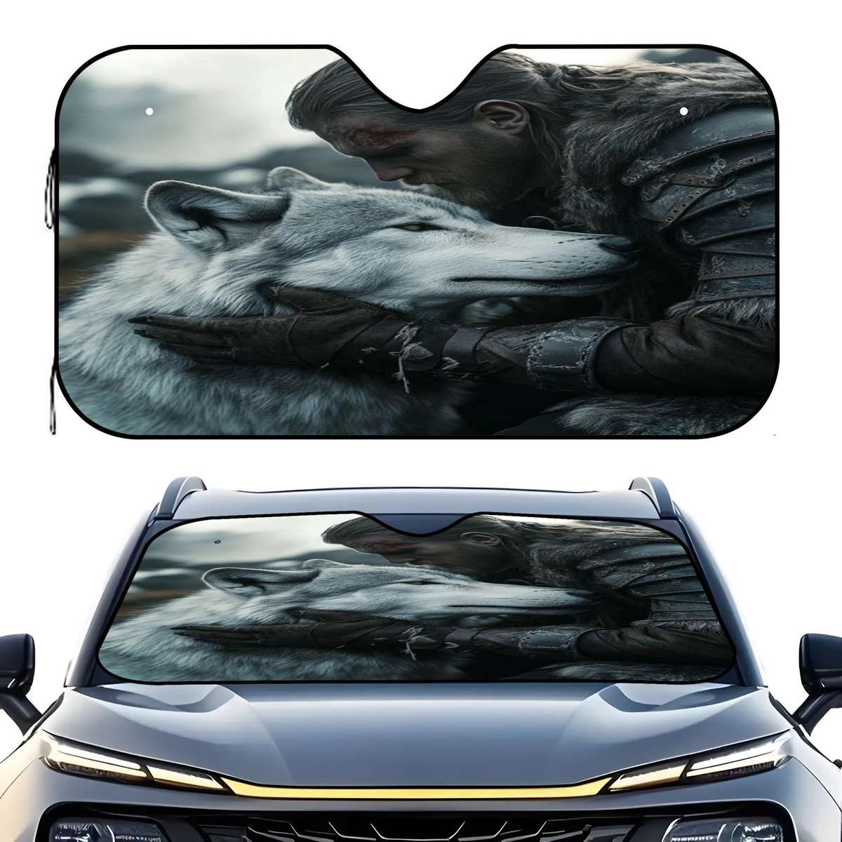 Car Sun Shades Color Black Size S