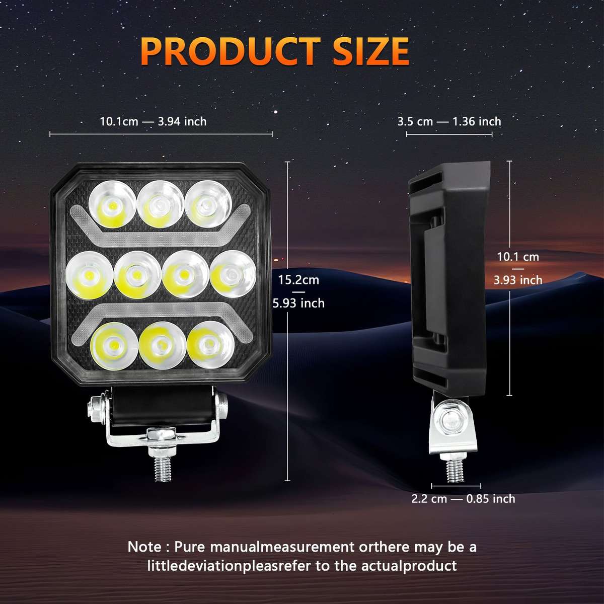 Car Lights Quantity 2Pcs