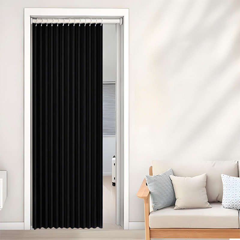 Door Curtain Color Gray Size100X180Cm