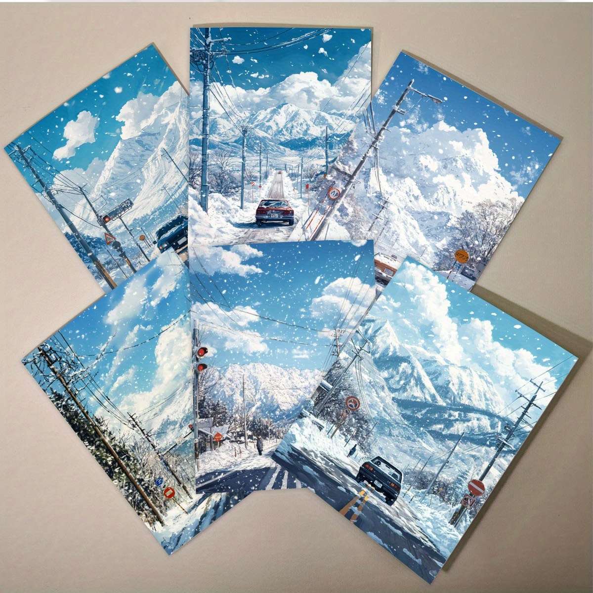 Greeting Cards Quantity 6Pcs
