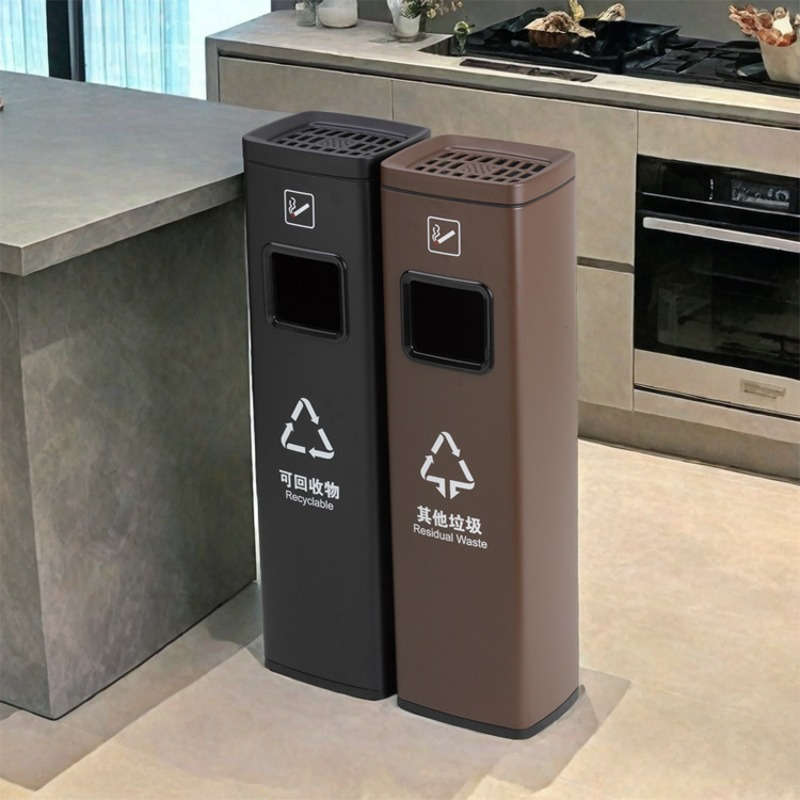 Garbage Can Color White High 1 Size82*23*18Cm