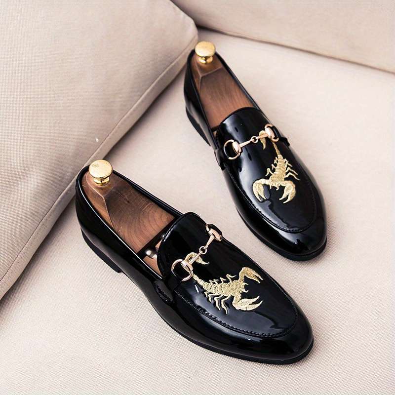 Mens Leather Shoes Color Black Sizeuk 7
