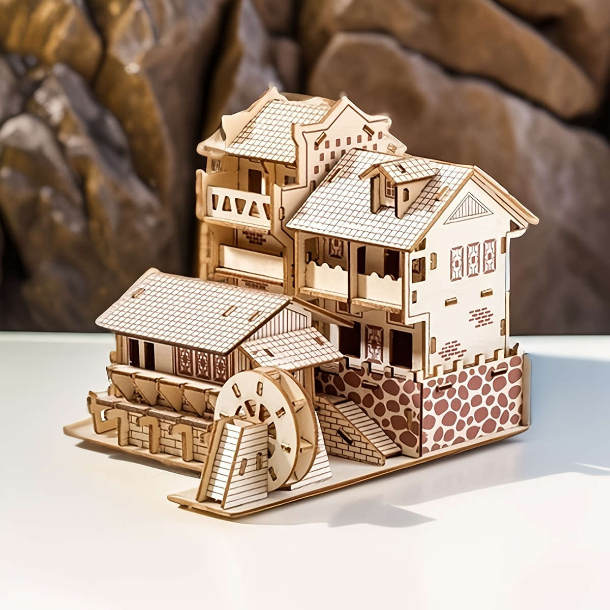 3D Building Model Puzzle Set Model A 1