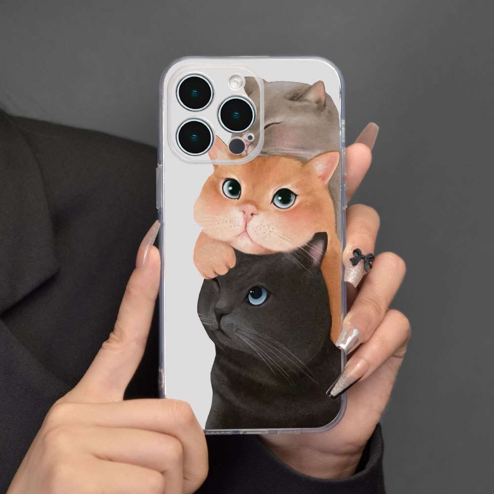Transparent For iPhone Phone Case