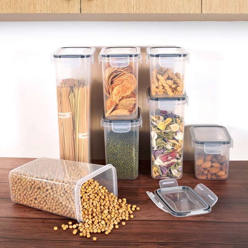Sealed Jar Color High Transparency 2Pack Model2.0L Airtight Container
