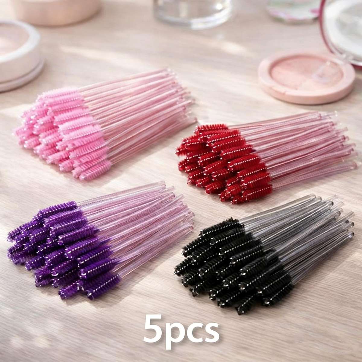Makeup Brush Set Color Random Color Quantity5Pcs