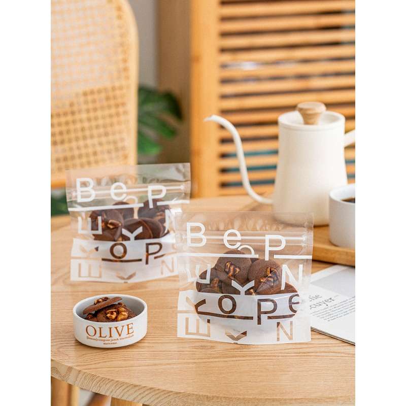 Food Storage Bags Color Letter 1 13.5 * 13.5  Bottom 5Cm