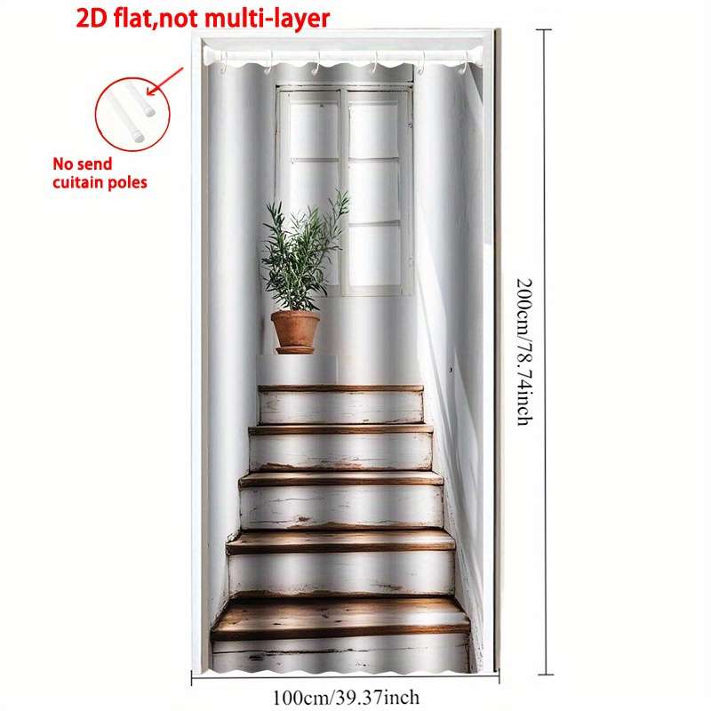 Door Curtain Size 39.37*78.74Inch100*200Cm