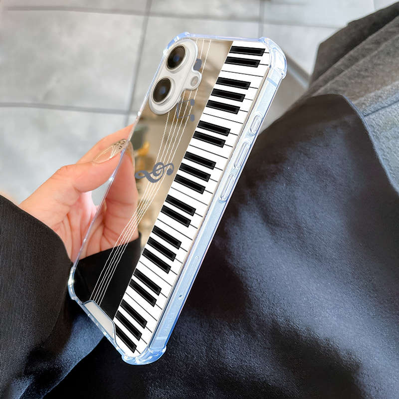 1Pc Mixed Color For iPhone 7 Plus 8 Plus Piano Music Note Phone Case