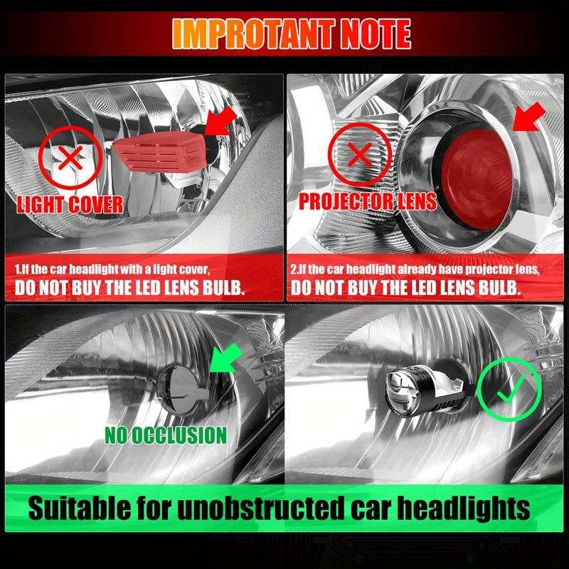 Car Lights Color 2Pcs Size H4