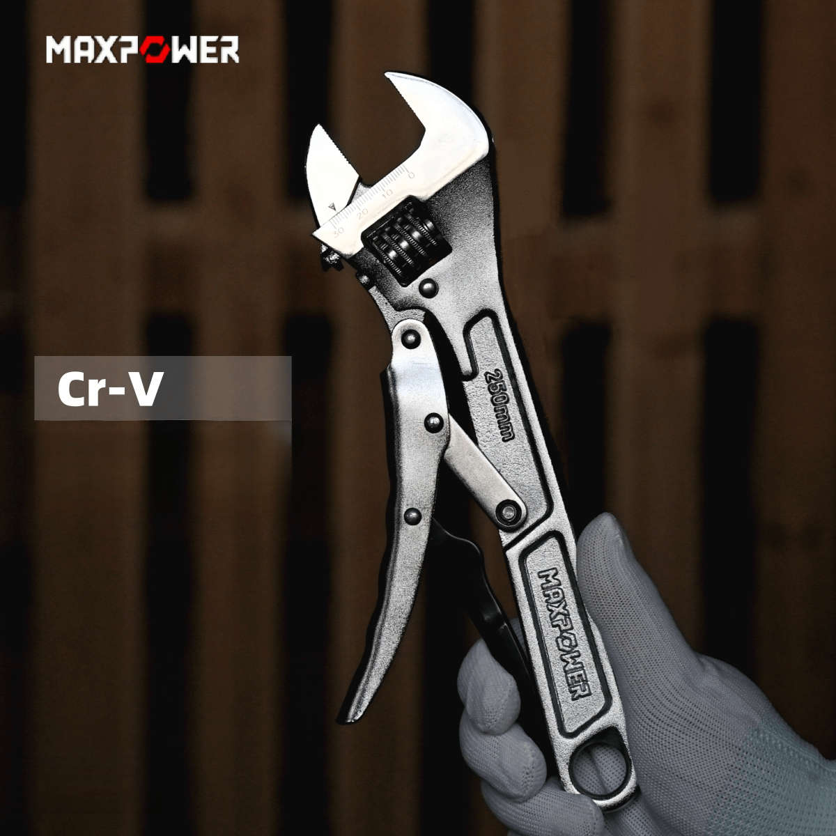 Maxpower Heavy Duty 10-inch Adjustable Wrench