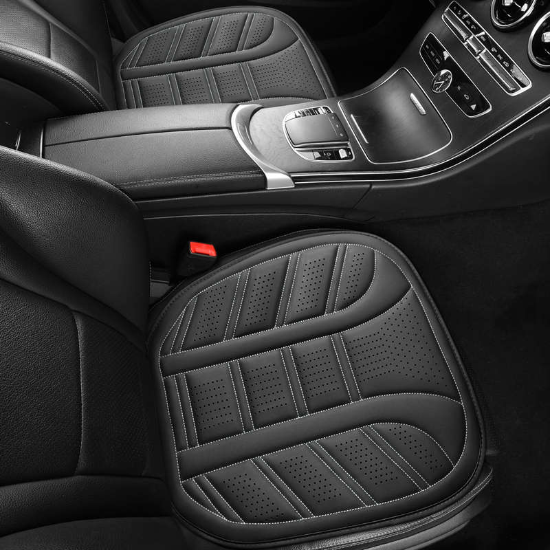 Car Seat Cushion Black And White Color Quantity 2Pcs