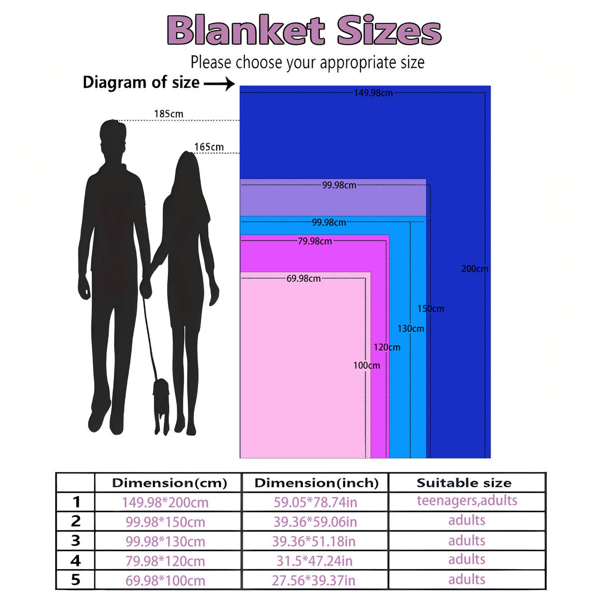 Blanket 99.98*130Cm39.36*51.18In