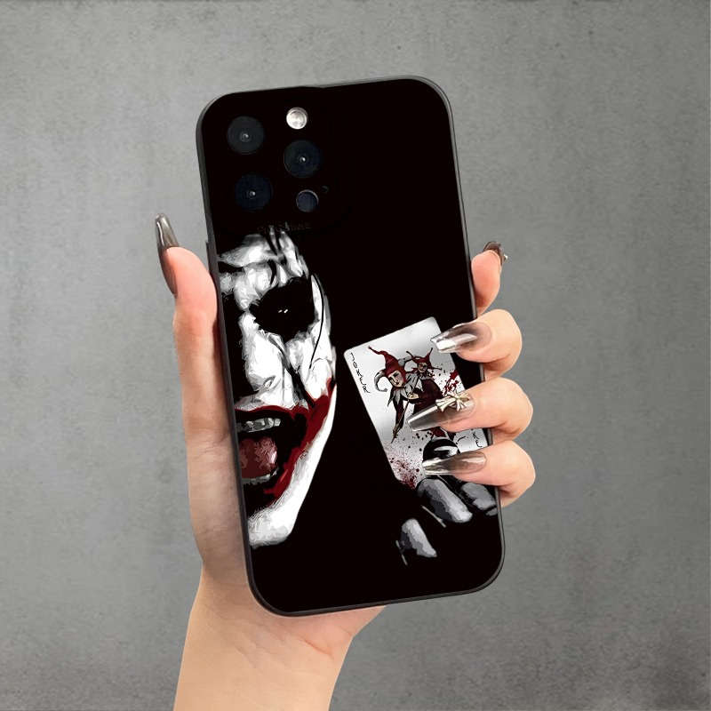 Black For iPhone Mr Joker Black Angel Eye Phone Case