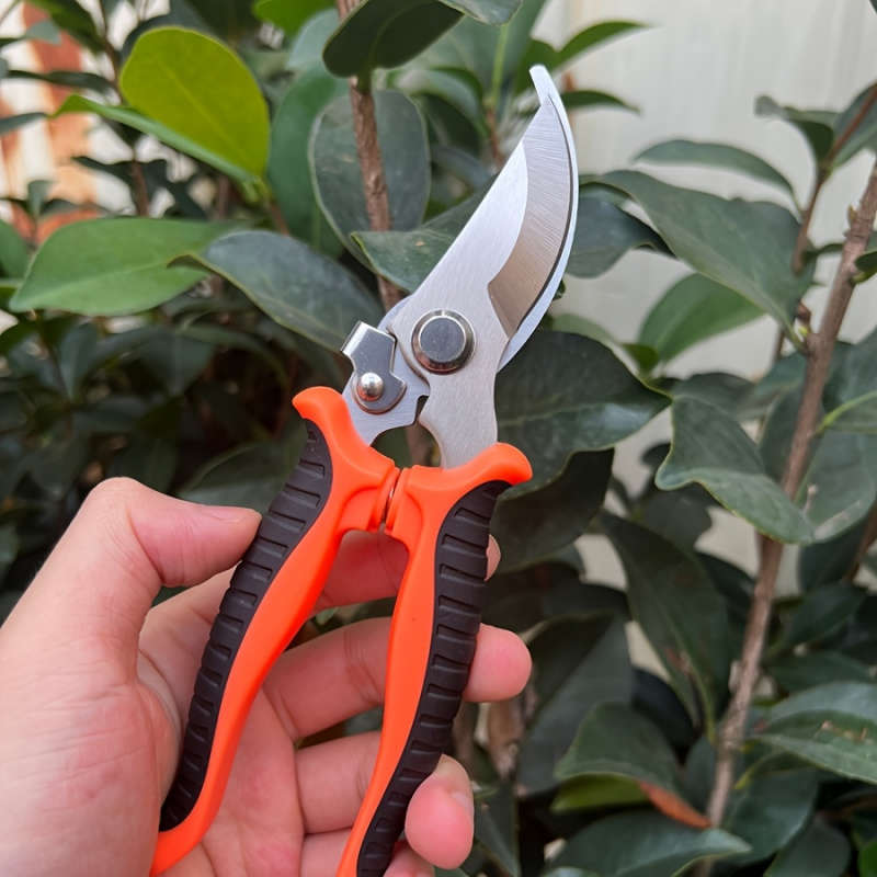 Pruning Shears Color Orange And Red Quantity2Pcs