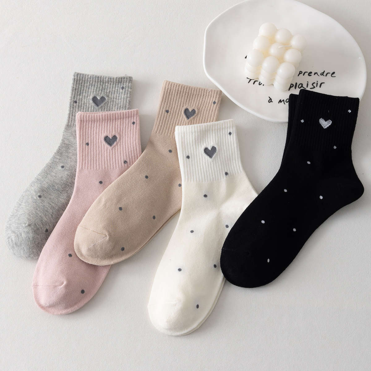 Women S Socks Color 5 Pairsmixed Colors Size Onesize