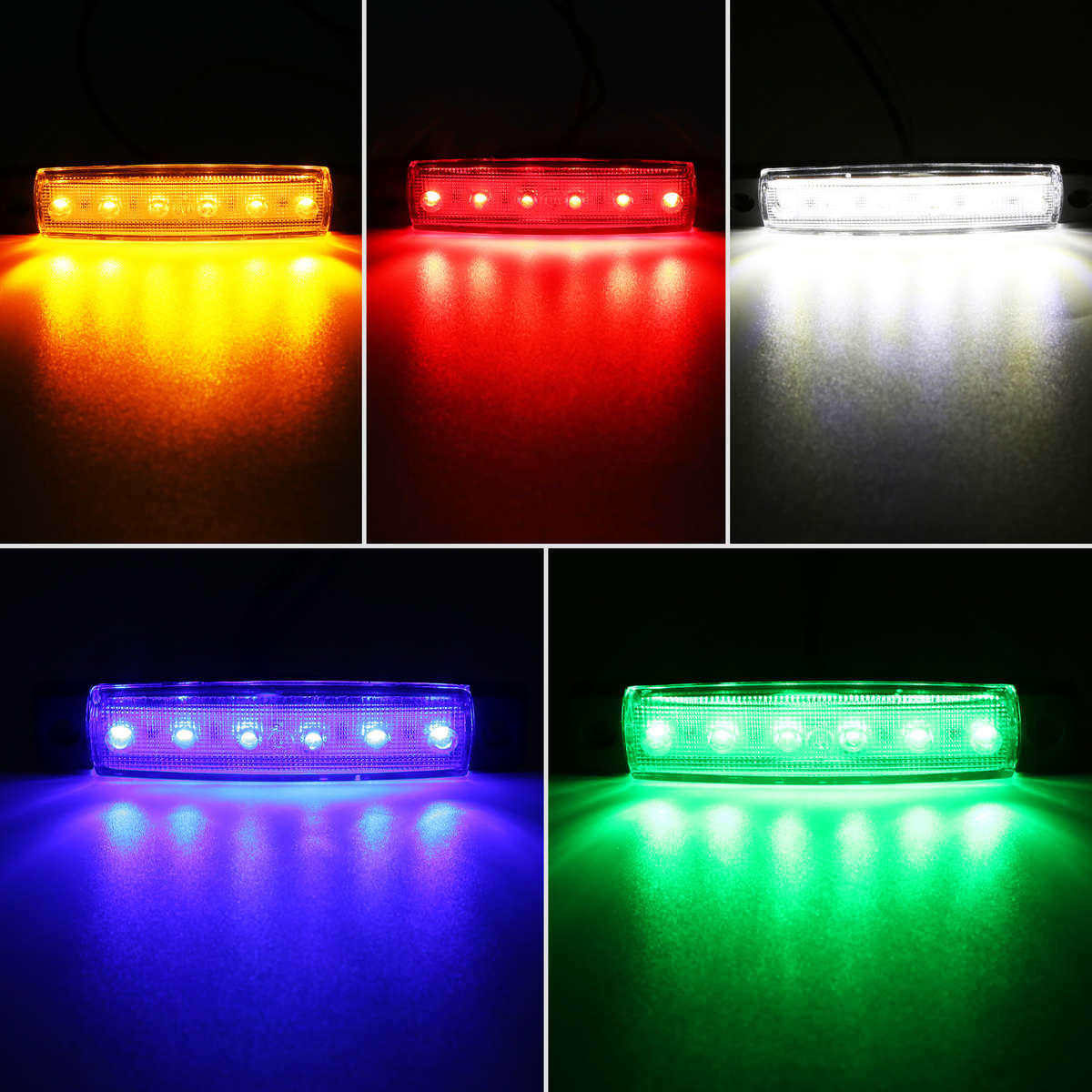 Car Lights Color Red Size 10Pcs