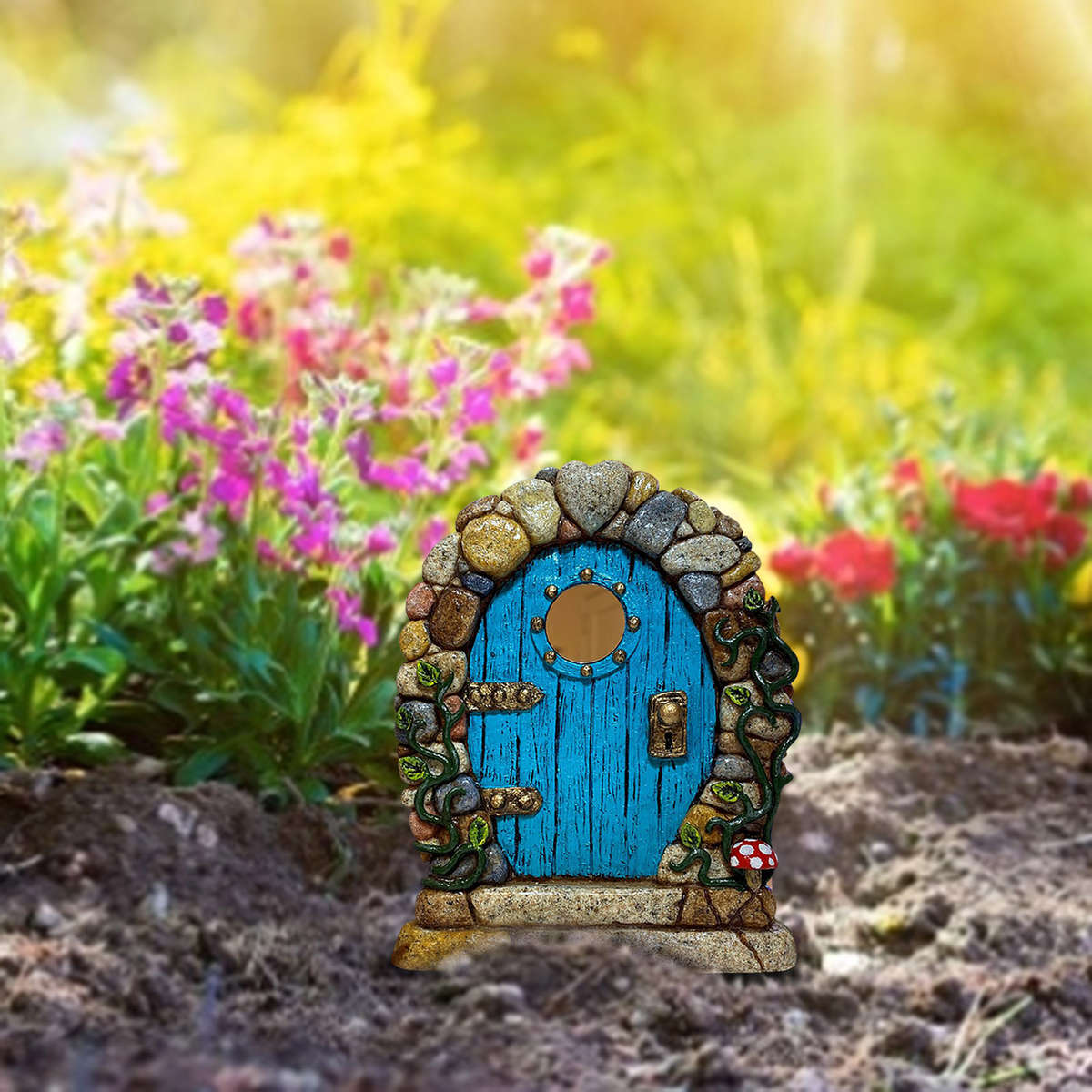 Miniature Doors Mini Simulation Model Craft Fairy Garden Outdoor Home Ornaments